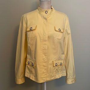 Chico’s yellow jacket - size 12 (Chico’s size 2)
